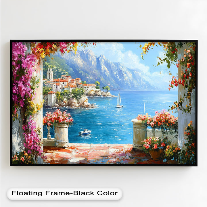 Mediterranean Coastal – Seaside Landscape Oil Painting