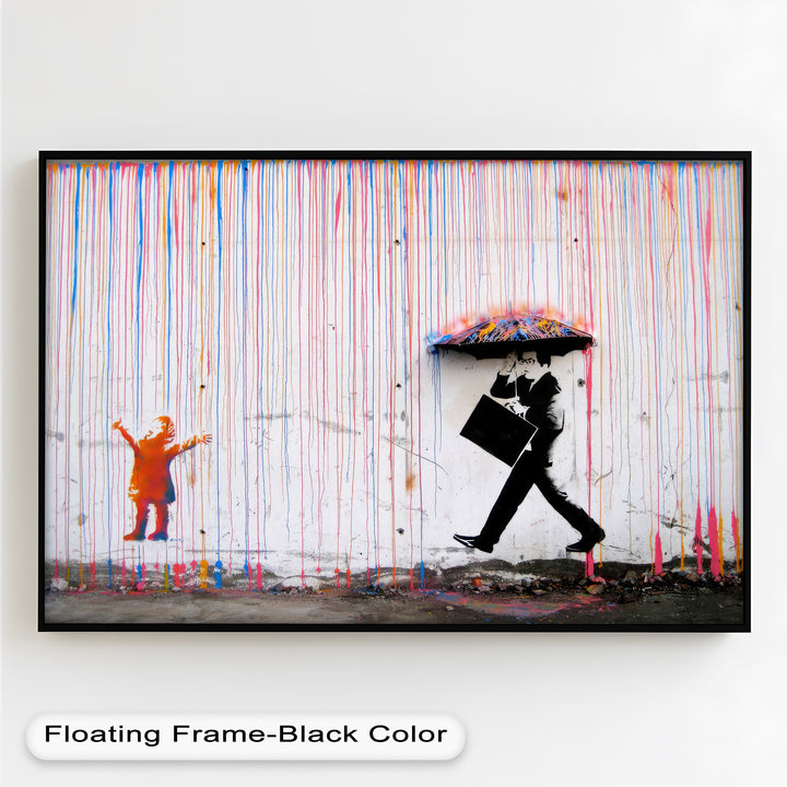 Colorfall Dissonance – Banksy Oil Painting