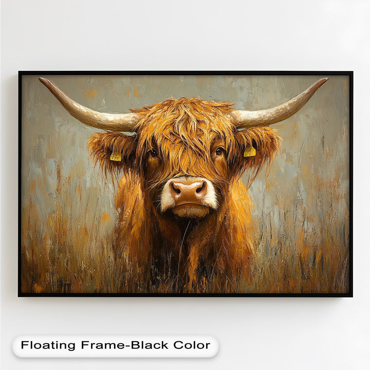Highland Cow – Animal Oil Painting