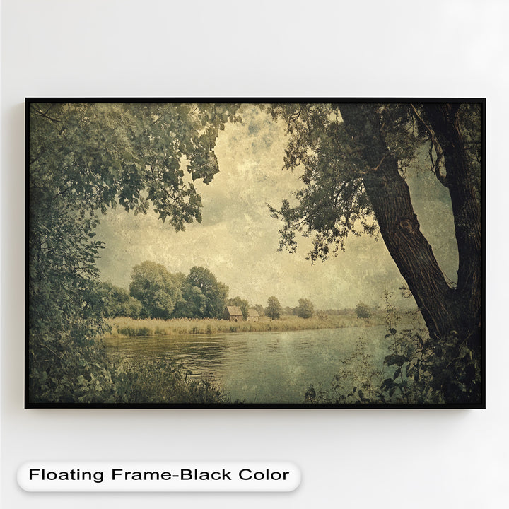 Riverbank Landscape – Countryside Oil Paintings