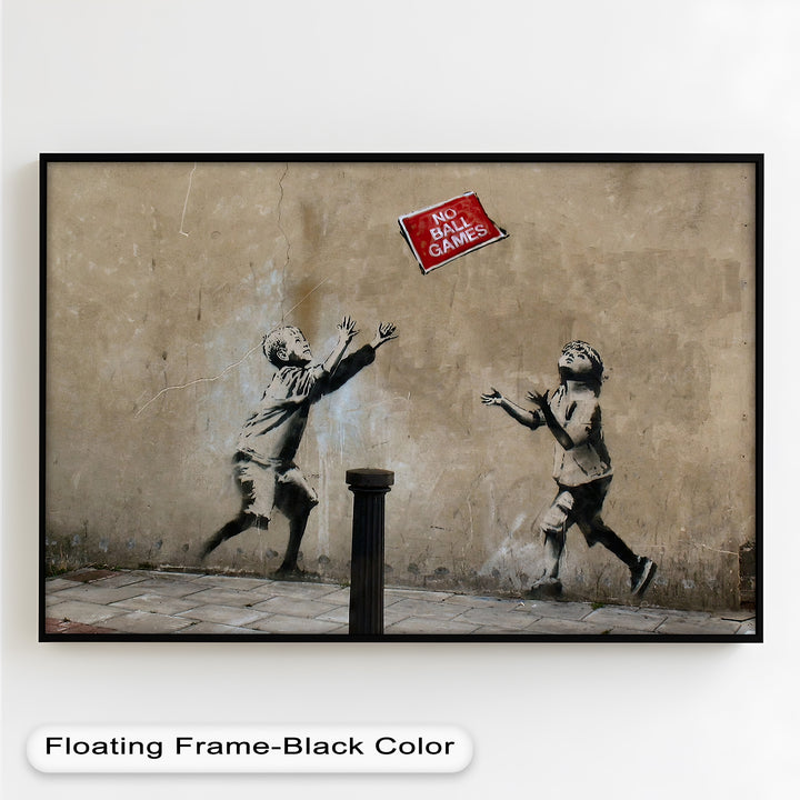 No Ball Games – Banksy Oil Painting
