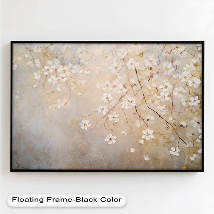 Delicate Blossom Branch – Floral Oil Paintings