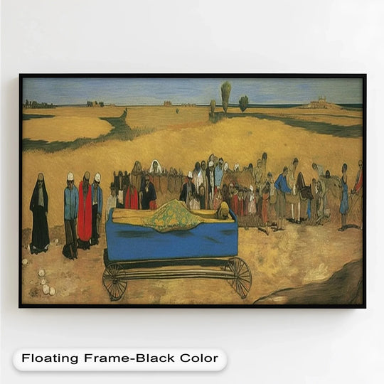 The Funeral Procession – Symbolic Historic Oil Painting - MyPhotoStation
