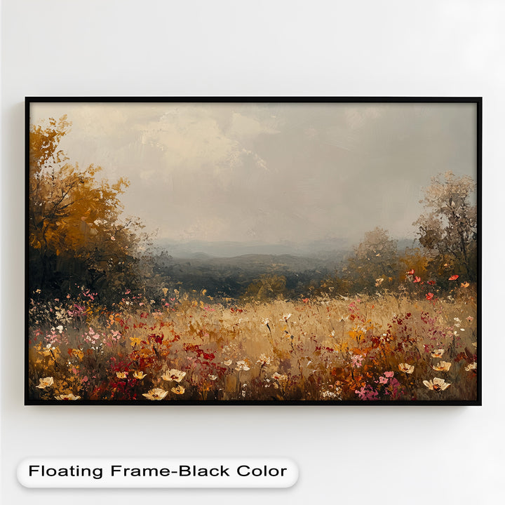Classic Wildflower Art – Timeless Floral Oil Painting