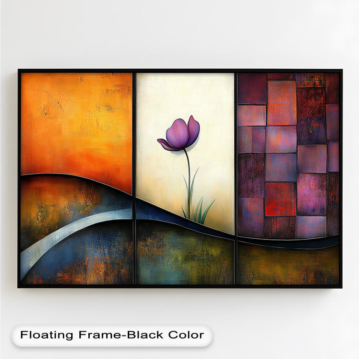 Tulip Dreams Abstract – Floral Modern Oil Painting