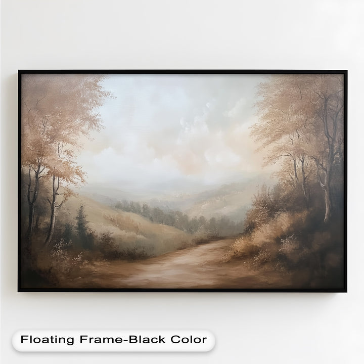 Forest Path – Framed Landscape Oil Painting