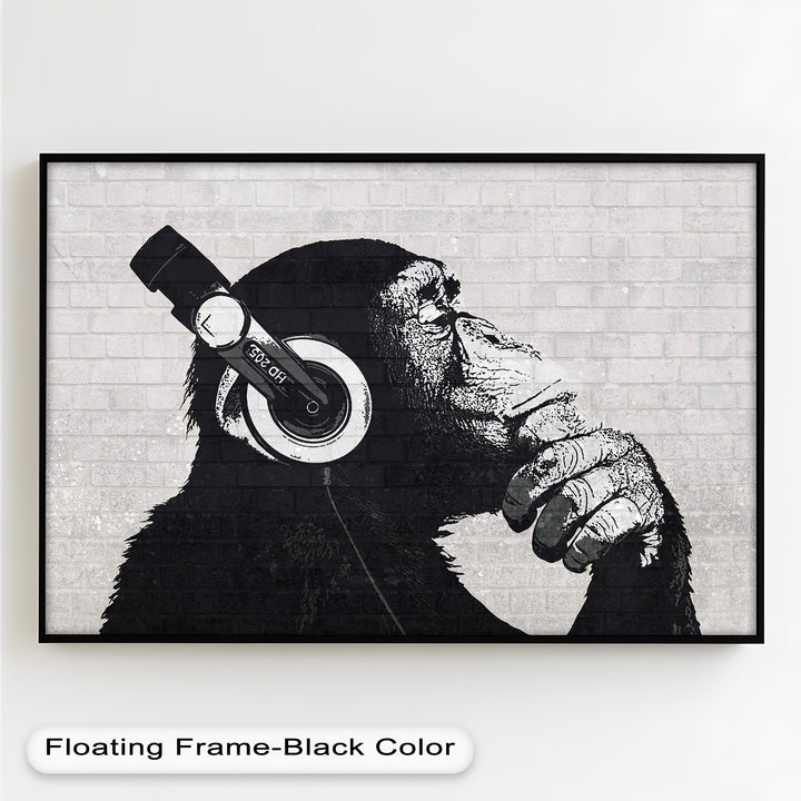Contemplative Chimp – Banksy Oil Painting