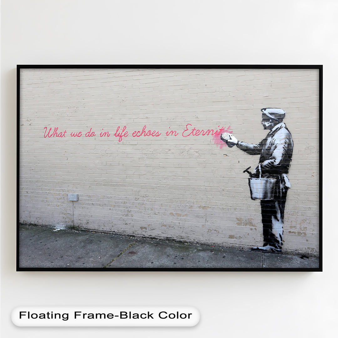 Echoes in Eternity – Banksy Oil Painting