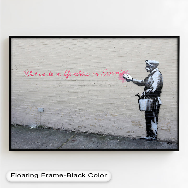Echoes in Eternity – Banksy Oil Painting