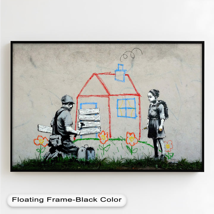 Boarded Dreams – Banksy Oil Painting