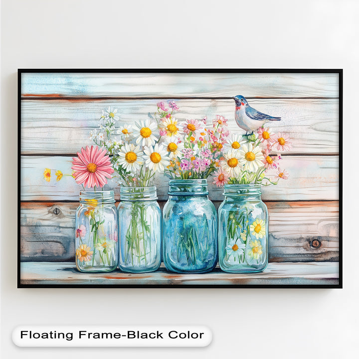 Flower Jars – Modern Oil Painting