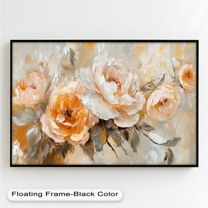 Peony Flowers – Botanical Oil Painting