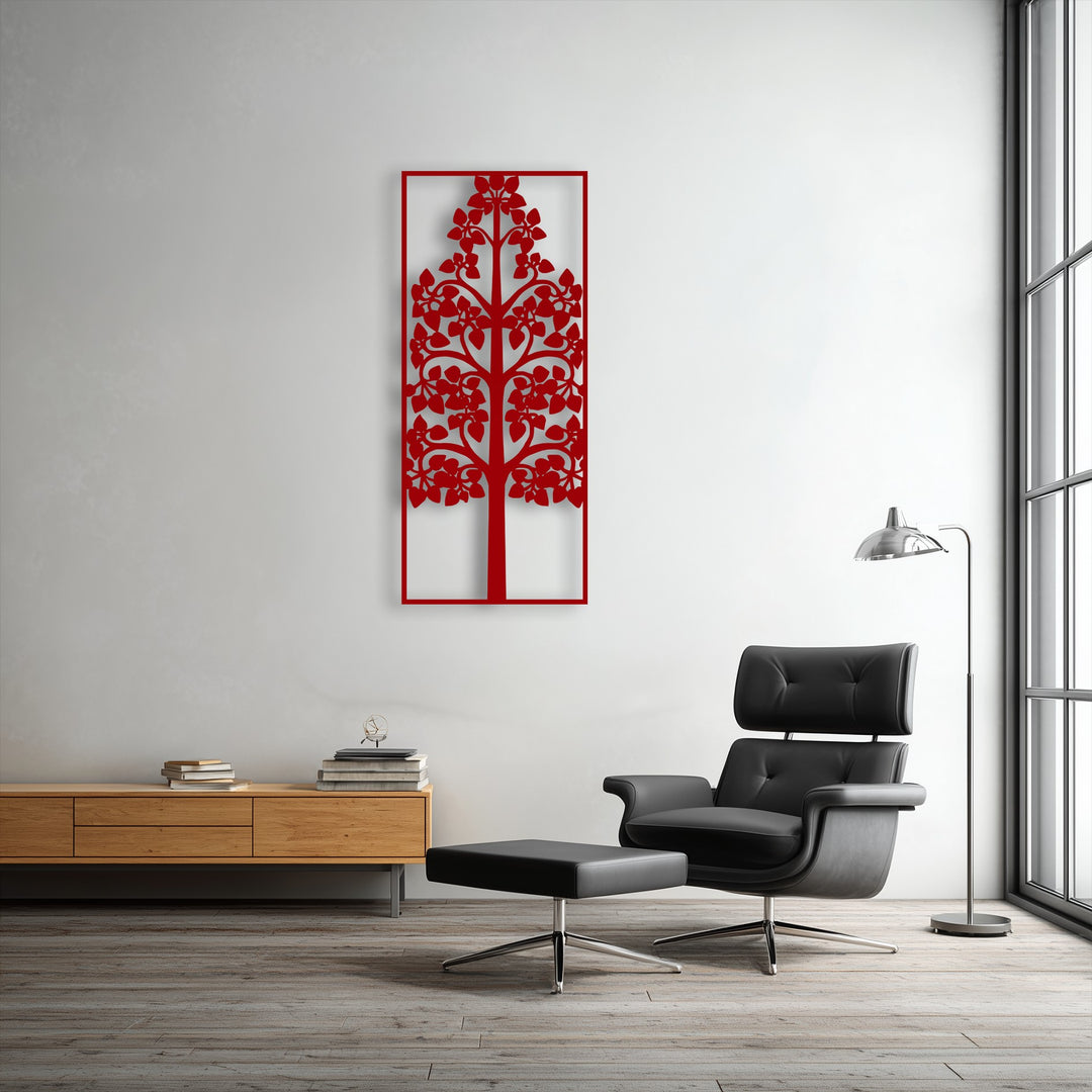 Tree of Life Frame – Elegant Botanical Metal Wall Art