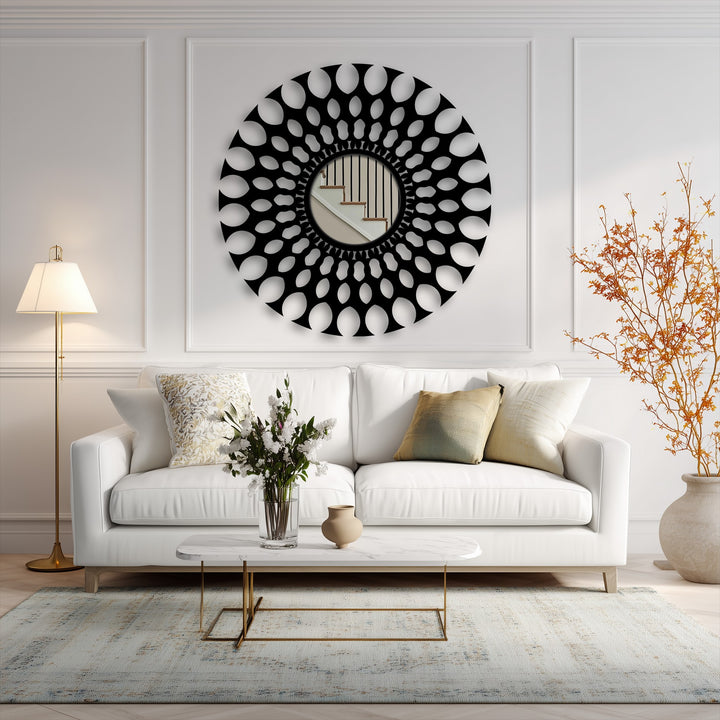 Contemporary hallway mirror wall decor