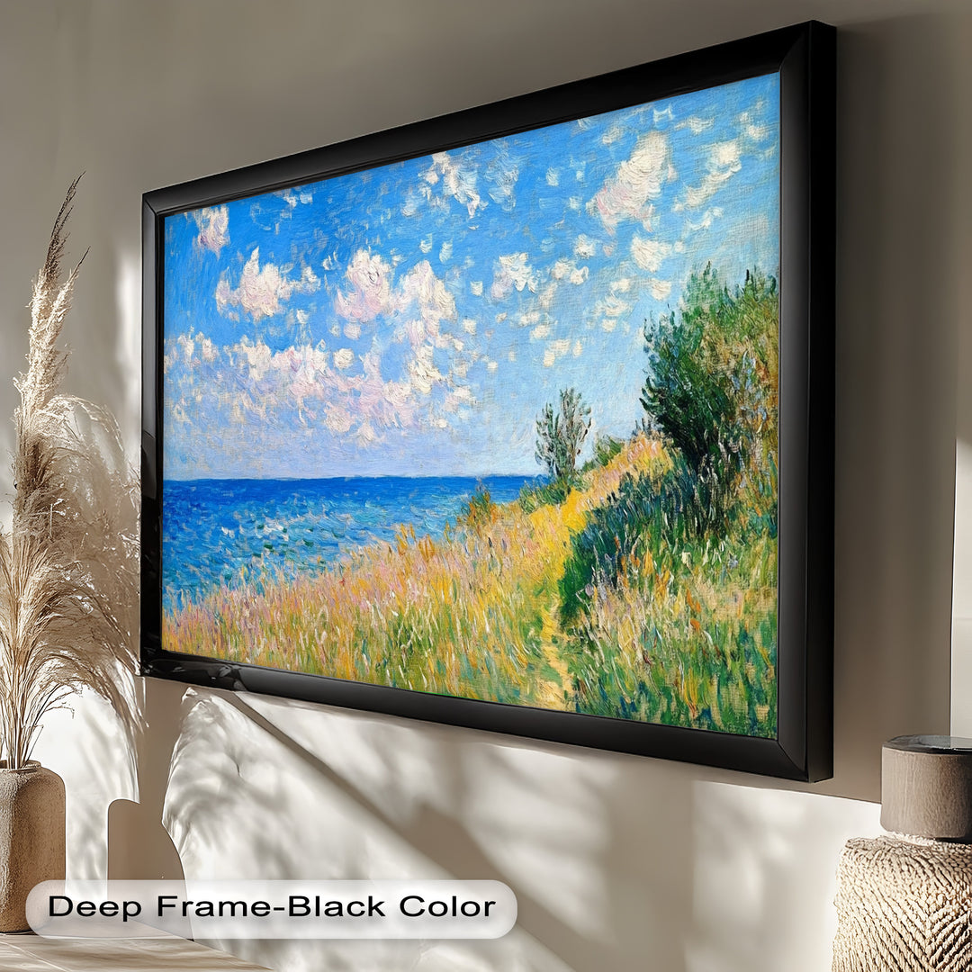 Seaside Landscape Impressionist - Modern Oil Painting