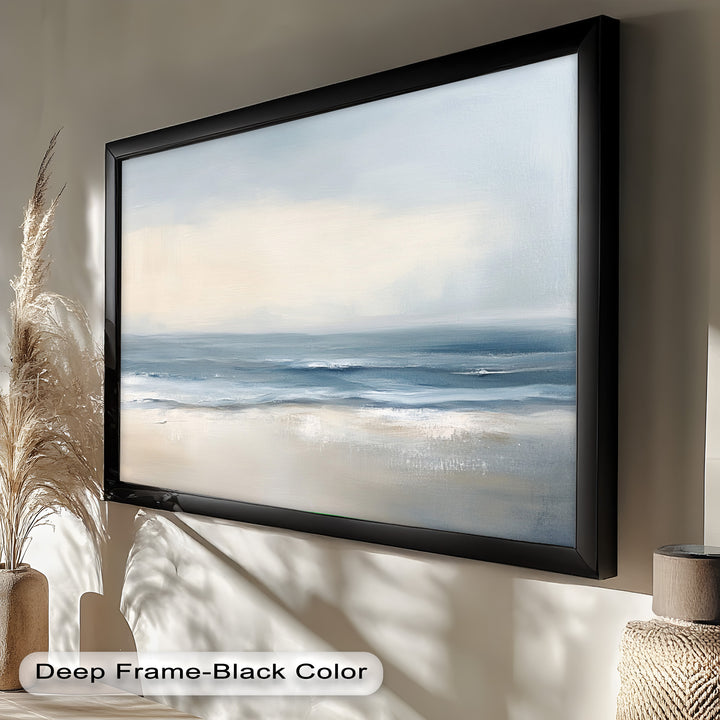 Ocean Wall Art - Minimalist Seascape Oil Painting
