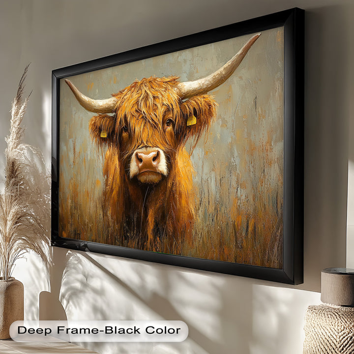 Highland Cow – Animal Oil Painting