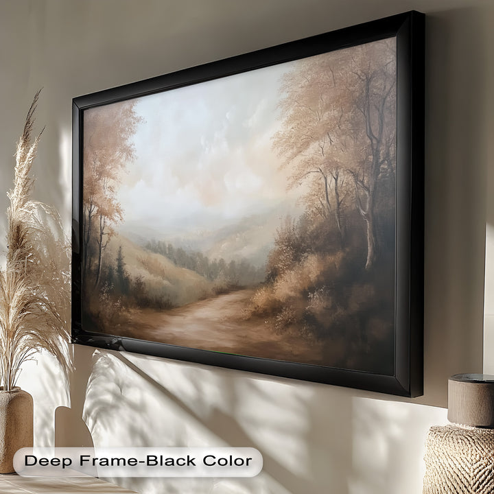 Forest Path – Framed Landscape Oil Painting