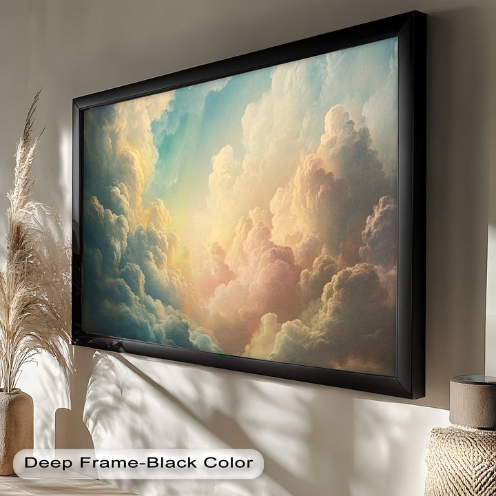 Heavenly Sky Glow – Modern Oil Painting