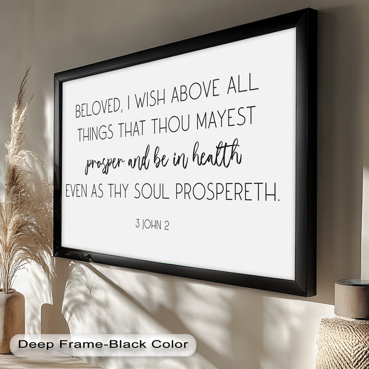 3 John 2 Wall Art – Christian Bible Oil Paintings