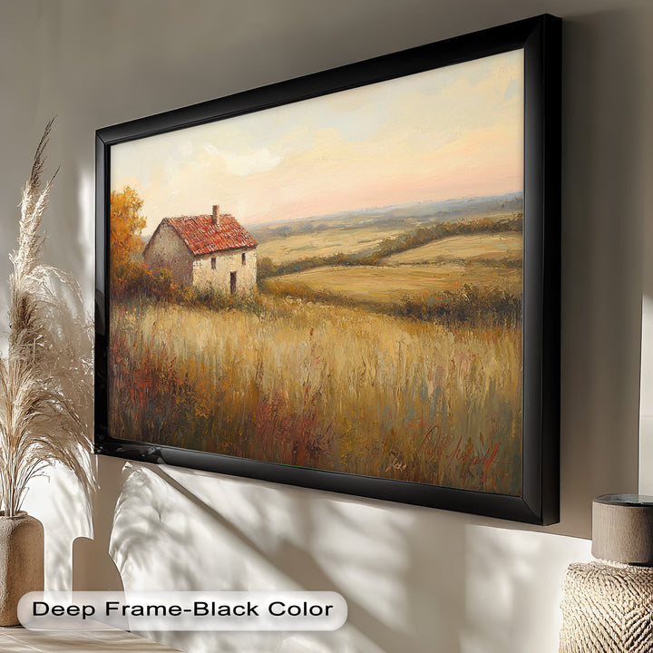 Soft brushwork and earthy hues create a serene, dreamlike atmosphere that’s both inviting and calming.