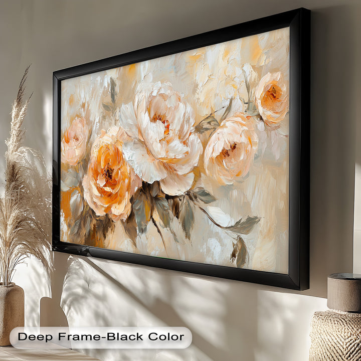Peony Flowers – Botanical Oil Painting