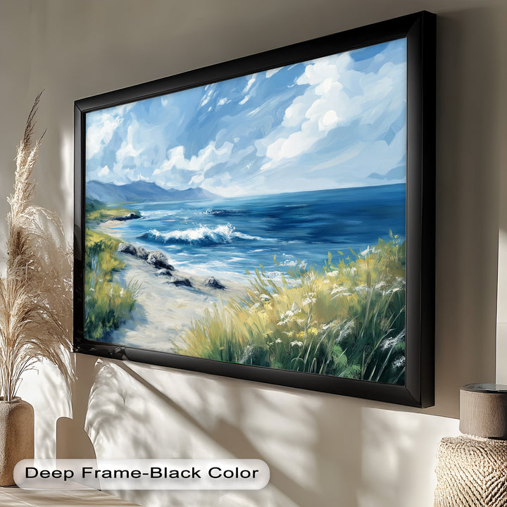 Ocean Breeze – Seaside Landscape Oil Painting