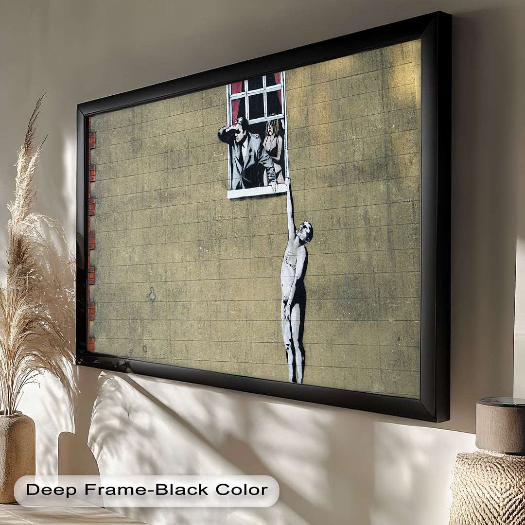 Love in Suspense – Banksy Oil Painting