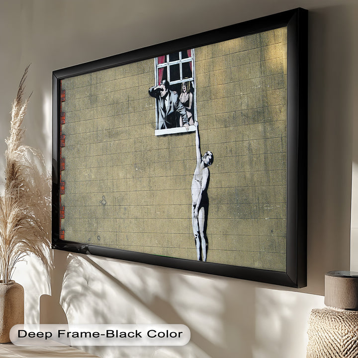 Love in Suspense – Banksy Oil Painting