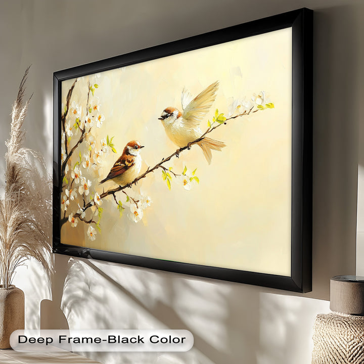 Spring Conversation – Animal Oil Painting