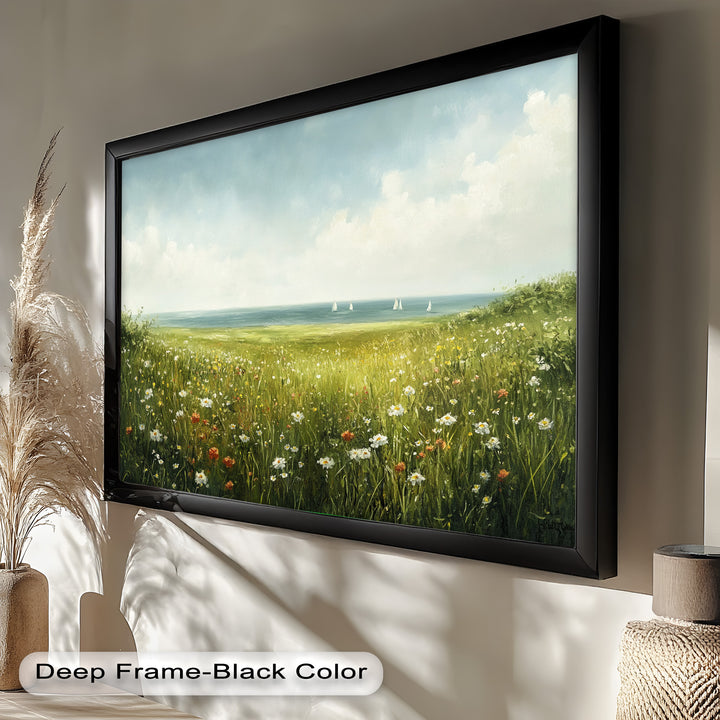 Moody Country Landscape – Serene Oil Painting