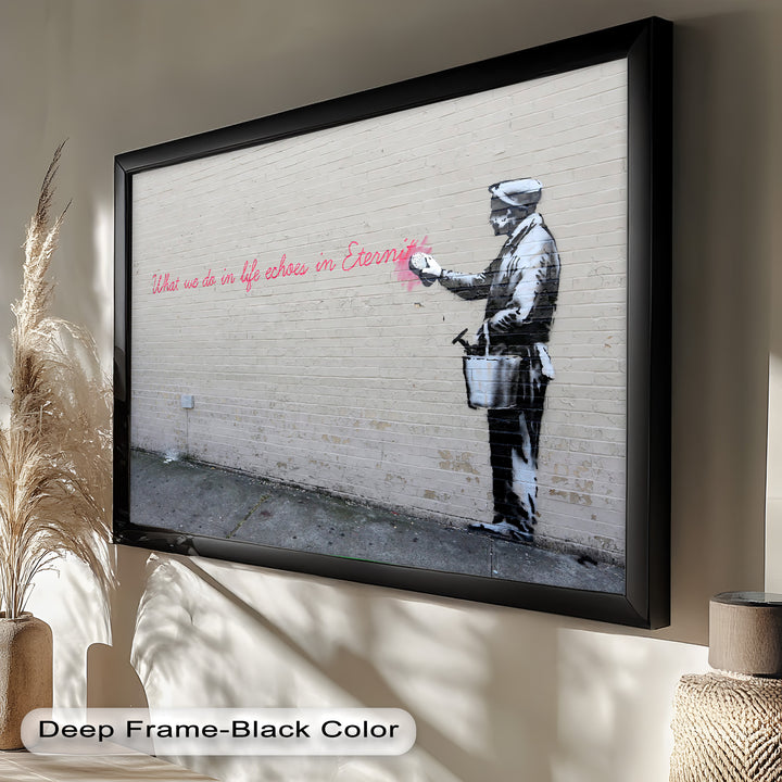 Echoes in Eternity – Banksy Oil Painting