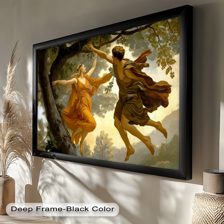 Dem Schicksal nachjagen – Apollo und Daphne, Renaissance-Akt-Ölgemälde