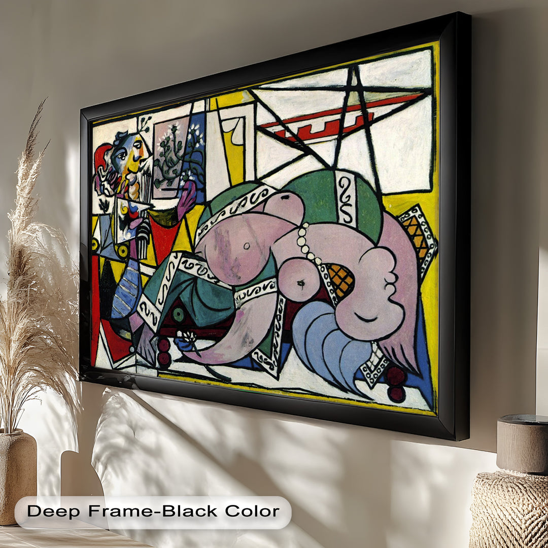 Reclining Muse – Cubist Expression of Sensuality Picasso Oil Painting