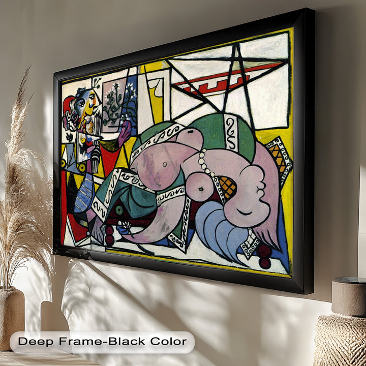 Reclining Muse – Cubist Expression of Sensuality Picasso Oil Painting
