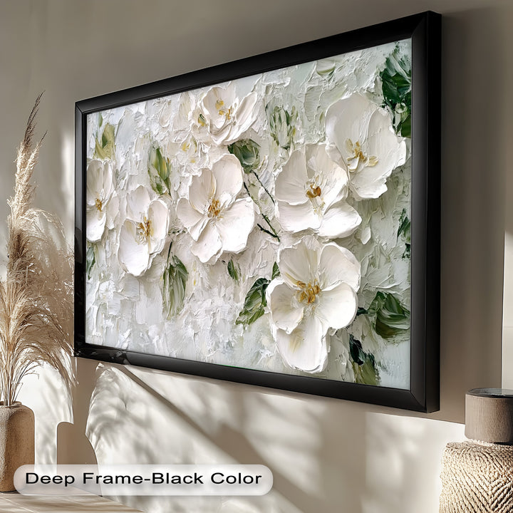 White Flower – Botanical Oil Paintings