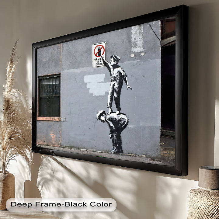 Climb for Expression – Banksy Oil Painting