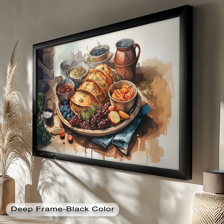 Frisch gebackenes Gebäck und Obststillleben - Food Painting