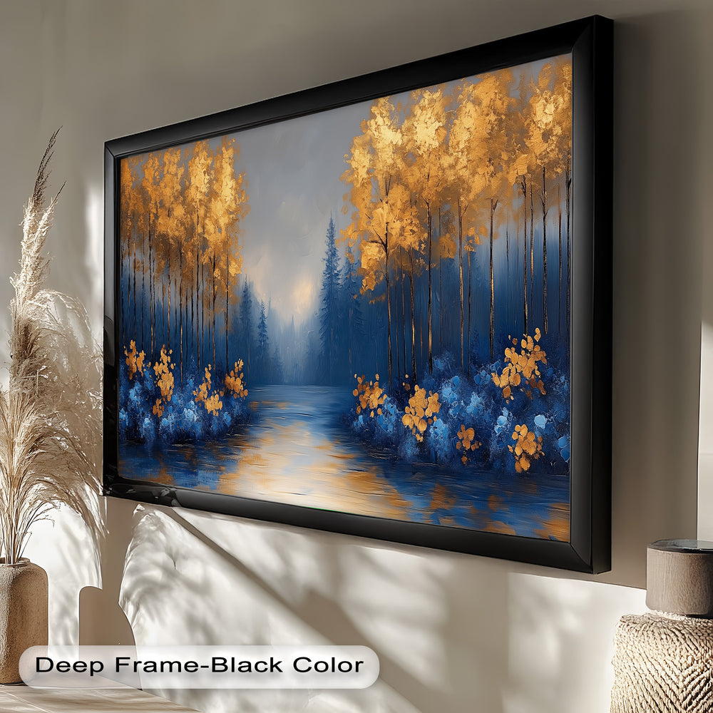 With bold contrasts and glowing highlights, the artwork evokes mystery and wonder, blending fantasy and nature in perfect harmony.

