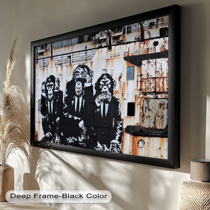 The Silent Truth – Banksy Oil Painting