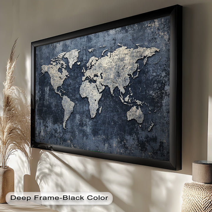 World Map – Modern Oil Paintings