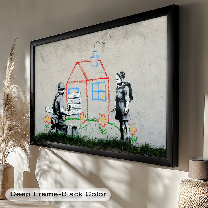 Boarded Dreams – Banksy Oil Painting