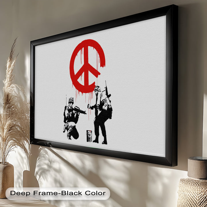 Peace Spray – Banksy Oil Painting