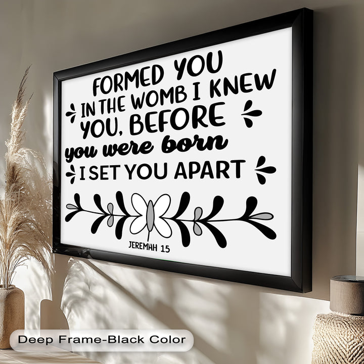 Before You Were Born – Jeremiah 1:5 Bible Oil Paintings