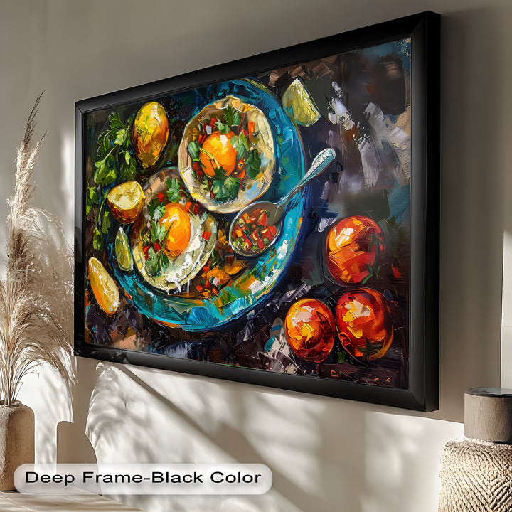 Sunny Morning Brunch – Farbenfrohes Frühstücksbild
