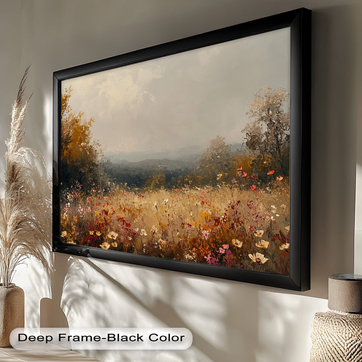 Classic Wildflower Art – Timeless Floral Oil Painting