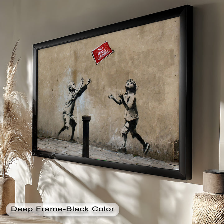 No Ball Games – Banksy Oil Painting