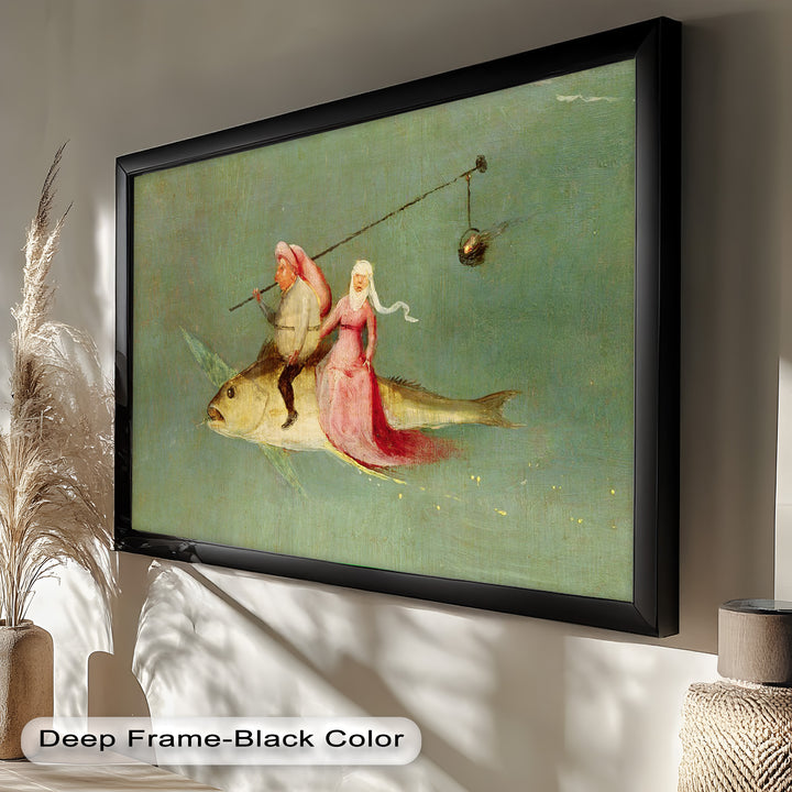 Riders of the Surreal Sea – Renaissance Oil Painting