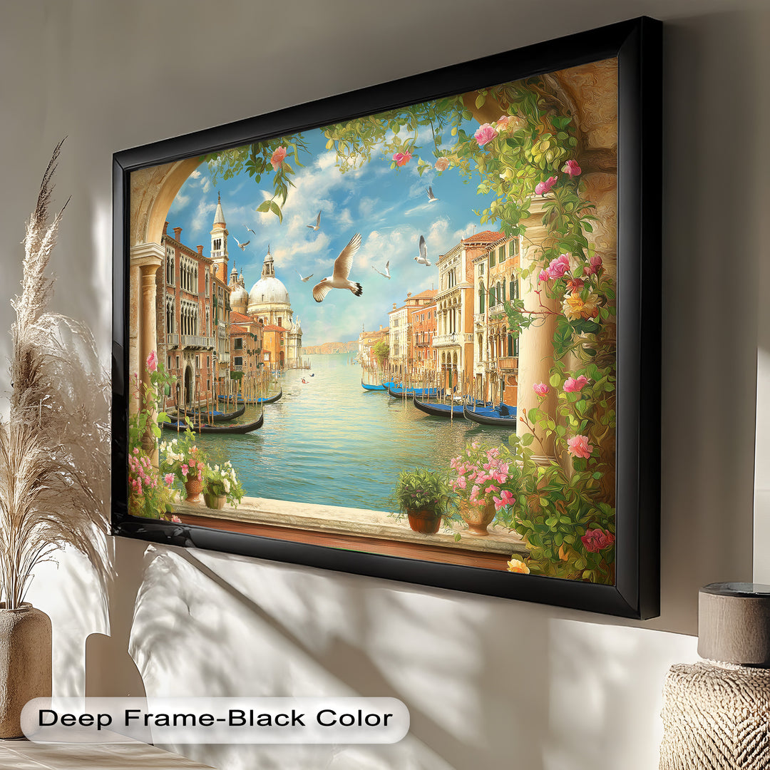Venice Seaside – Stunning Italian Oil Painting