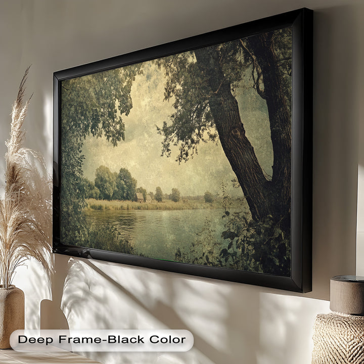 Riverbank Landscape – Countryside Oil Paintings